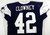 2025 Dallas Cowboys Jadeveon Clowney #42 Game Used Navy Practice Jersey 50 461