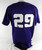 2015 Texas Christian TCU Horned Frogs #29 Game Used Purple Jersey Baseball 48 8