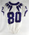 2019-24 Texas Christian TCU Frogs #80 Game Used White Jersey Football NP R 42 51