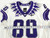 2019-24 Texas Christian TCU Frogs #80 Game Used White Jersey Football NP R 42 51