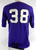2010s Texas Christian TCU Horned Frogs #38 Game Used Purple Jersey Baseball L 11