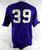 2010s Texas Christian TCU Horned Frogs #39 Game Used Purple Jersey Baseball L 01