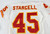 1996 Kansas City Chiefs Tony Stargell #45 Game Issued White Jersey 42 023
