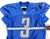 2014 Detroit Lions #3 Game Used Blue Practice Jersey 46 23