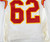 1997 Kansas City Chiefs Glenn Parker #62 Game Issued White Jersey 46 011