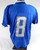 2021 Detroit Lions Josh Reynolds #8 Game Issued Blue Practice Jersey 50 26