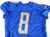 2021 Detroit Lions Josh Reynolds #8 Game Issued Blue Practice Jersey 50 26