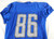 2017 Detroit Lions #86 Game Used Blue Practice Jersey 48 31