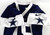 2025 Dallas Cowboys Damone Clark #18 Game Used Navy Practice Jersey 52 473