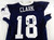 2025 Dallas Cowboys Damone Clark #18 Game Used Navy Practice Jersey 52 473