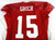 2025 Dallas Cowboys Will Grier #15 Game Used Red Practice Jersey 50 483