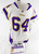 2009 Minnesota Vikings Anthony Herrera #64 Game Used White Jersey 12/20 50 224