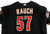 2008 Arizona Diamondbacks Jon Rauch #57 Game Used Black Jersey 10th P 52 484