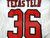 2022 Texas Tech Red Raiders #36 Game Used White Jersey Football NP Rem 46 087