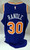 New York Knicks Julius Randle #30 Authentic Icon Ed Blue Jersey 58 + 2" Sphere