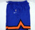 2020-21 New York Knicks Norvel Pelle #14 Game Issued Blue Training Shorts XL 944