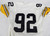 1993 Pittsburgh Steelers  #92 Game Issued White Jersey 50 DP65668