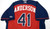 Cleveland Indians Anderson #41 Game Used Red Jersey Extended Spring Training 28