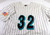 Jupiter Hammerheads #32 Game Used White Jersey 48 096