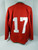 1990s Carolina Hurricanes #17 Game Issued Red Practice Jersey 2XL DP53983
