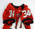 2010 Texas Tech Red Raiders #34 Game Used Red Jersey Name Plate Rem 405