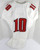 2016 Texas Tech Red Raiders #10 Game Issued White Jersey 46 635
