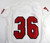 2015 Texas Tech Red Raiders #36 Game Used White Jersey 46 DP62144