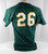 1990s Southern Oregon A's Athletics #26 Game Used Green Jersey Batting Practice 675