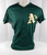 1990s Southern Oregon A's Athletics #26 Game Used Green Jersey Batting Practice 675