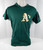 1990s Southern Oregon A's Athletics #31 Game Used Green Jersey Batting Practice 680