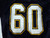 Marin Football #60 Game Used Black Jersey XL DP66593
