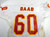 Kansas City Chiefs Mike Baab #60 Game Issued White Jersey 50 DP61908