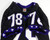 2000s Texas Christian TCU Horned Frogs #78 Game Used Black Jersey NP Rem XXL 6
