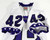 2000s Texas Christian Uni TCU Horned Frogs #42 Game Used White Jersey Np Rem L 9