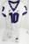 2000s Texas Christian TCU Horned Frogs #10 Game Used White Jersey NP R M 09