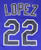 2011 Colorado Rockies Jose Lopez #22 Game Used Purple Jersey DP04417