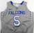 Womens Air Force Falcons #5 Game Issued Grey Jersey M DP60665