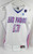 Womens Air Force Falcons #13 Game Issued White Jersey Breast Cancer Night M 571