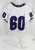 2008 Texas Christian Uni TCU Horned Frogs #60 Game Used White Jersey Np Rem 0