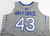 Womens Air Force Falcons #43 Game Issued Grey Jersey XL DP60656
