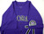 2020 Colorado Rockies Wade Davis #71 Game Issued Pos Used Purple Jersey 246