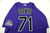 2020 Colorado Rockies Wade Davis #71 Game Issued Pos Used Purple Jersey 246