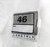 2013-14 North Carolina Tar Heels UNC Blank Game Issued White Jersey 46 DP54169