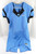 2013-14 North Carolina Tar Heels UNC Blank Game Issued Blue Jersey 44 DP54166