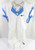 2013-14 North Carolina Tar Heels UNC Blank Game Issued White Jersey 38 DP54508
