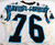 1998 Carolina Panthers Norberto Davidds-Garrido #76 Game Used White Jersey 32880
