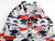 2022 Clearwater Threshers Chris Burke #9 Game Used Red Camo Jersey Military 46 7