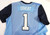 North Carolina Tar Heels UNC Elena Covert #1 Game Used Blue Jersey Softball M 6