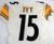 Pittsburgh Steelers Ivy #15 Game Issued White Jersey 42 DP50059