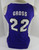 Texas Christian TCU Horned Frogs Gross #22 Game Used Purple Jersey L DP59100